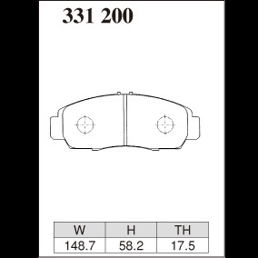 DIXCEL® Z Type Brake Pads - Front (Z-331200)